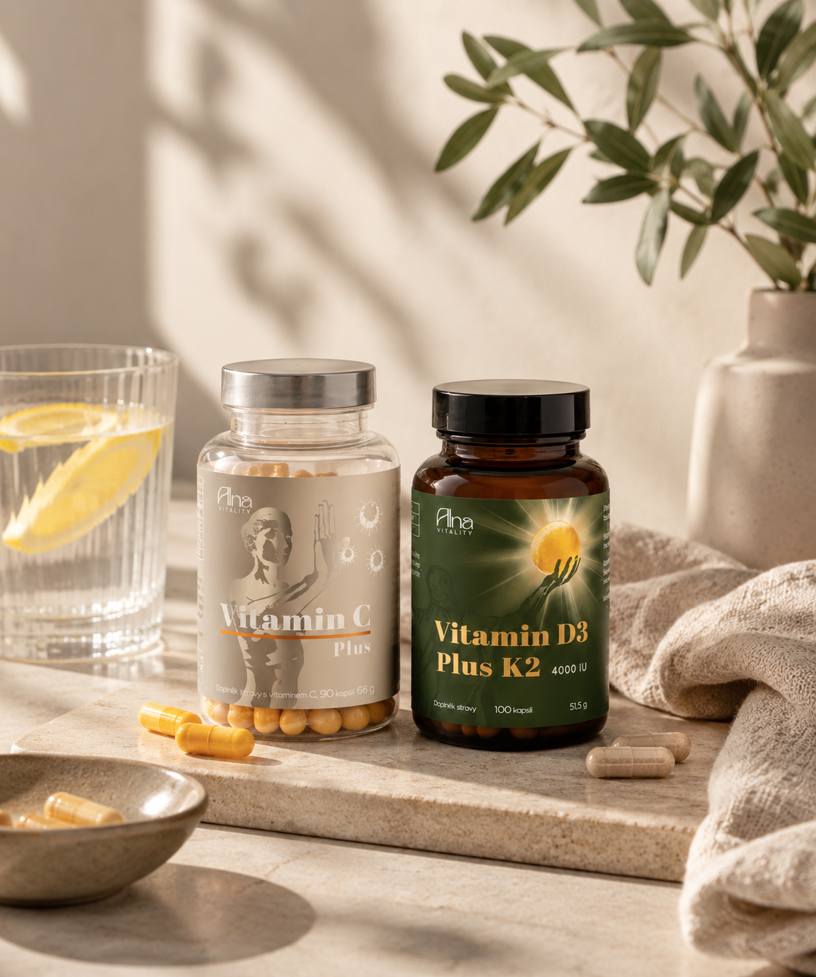 Vitamin C PLUS a Vitamin D3 Plus K2